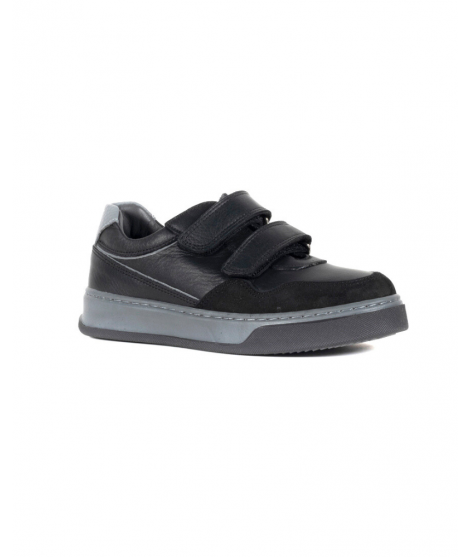 Boys black hot sale velcro sneakers