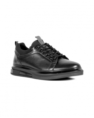Men's Black City Sneakers 18366